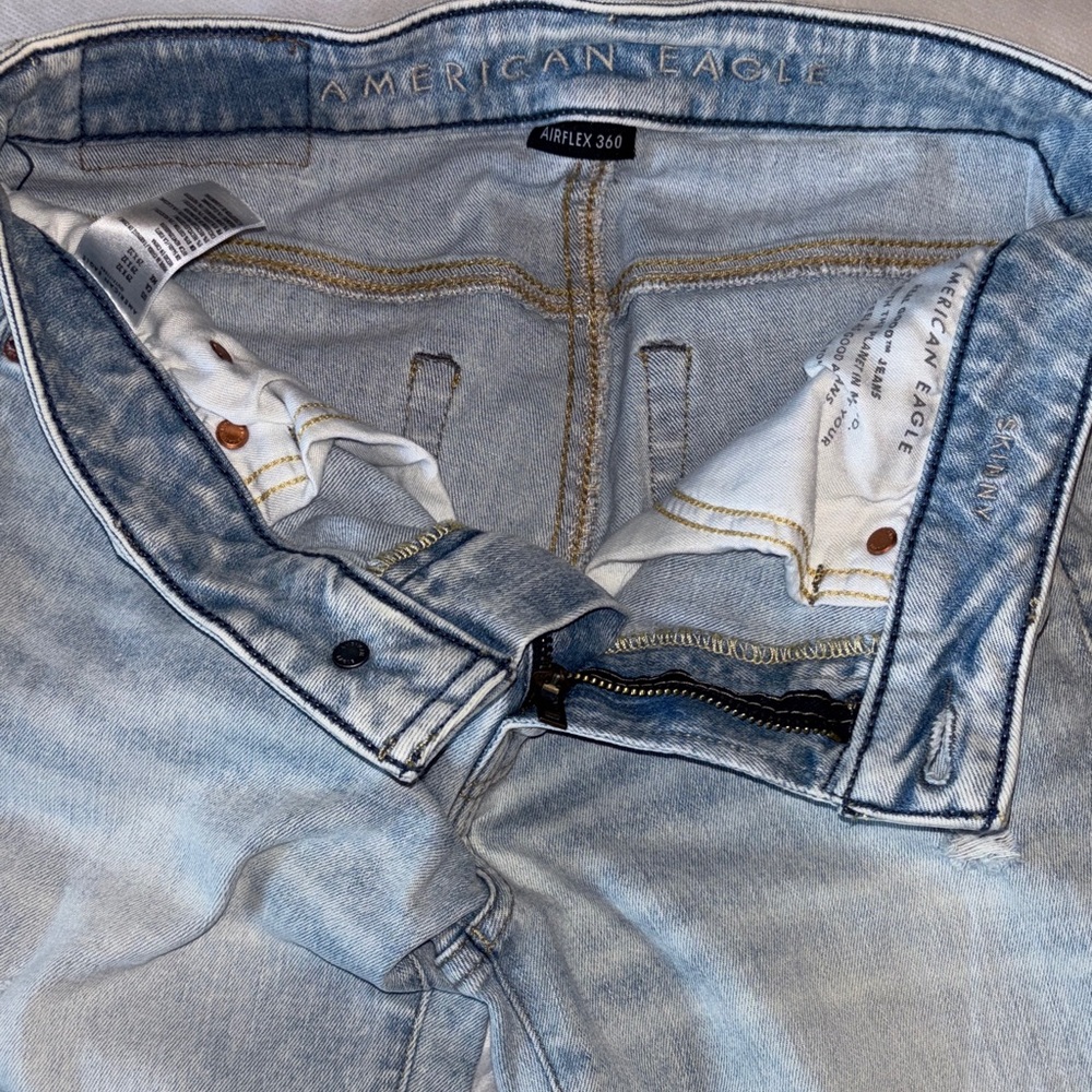 American Eagle Outfitters Light Blue Skinny Jeans - Picture 9 of 11